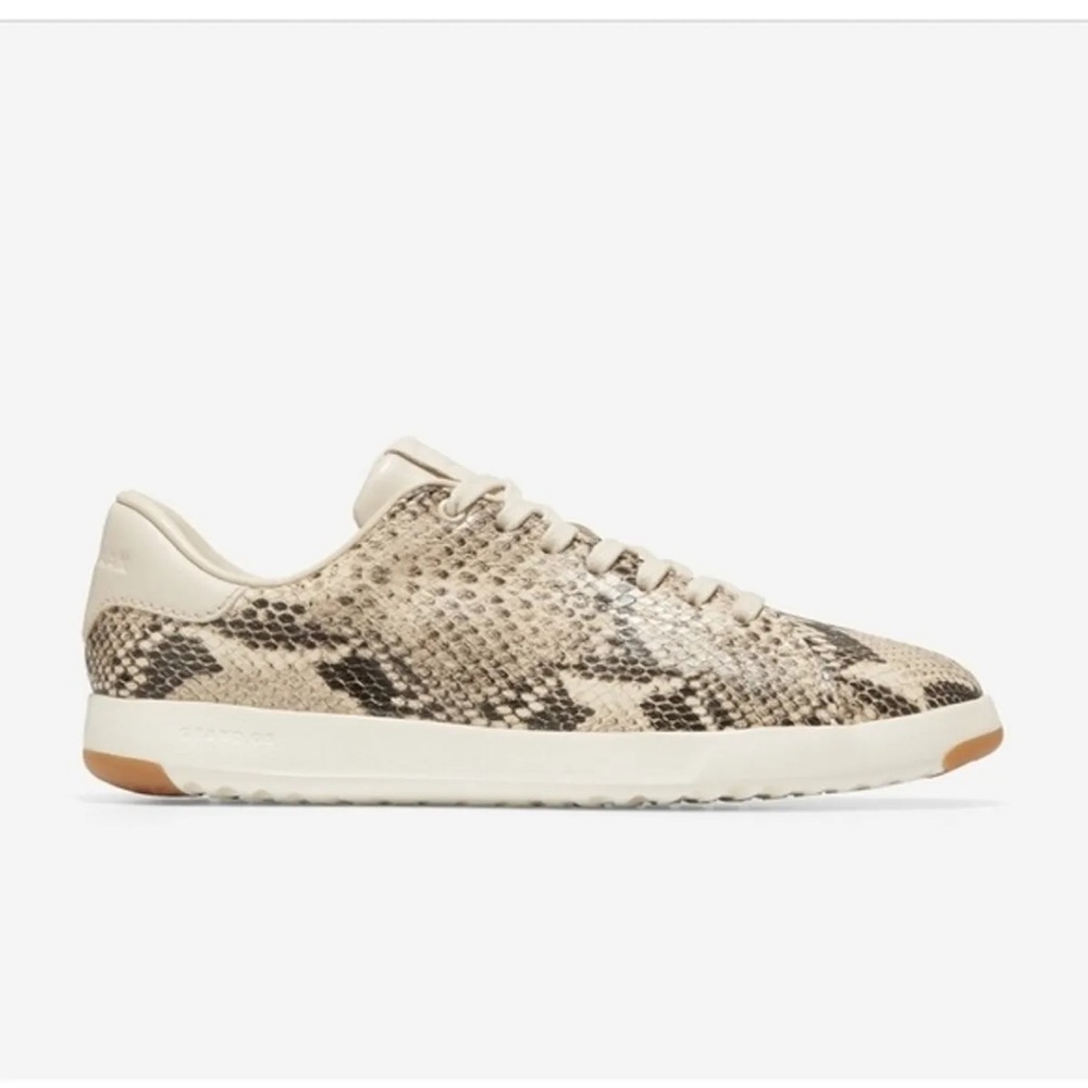 Cole Haan Zero Grande snakeskin tennis shoe sneaker